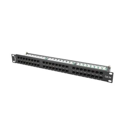 LANBERG PATCH PANEL PU5-1048-B 48 DOORS CATEGORY 5E 19 1U BLACK