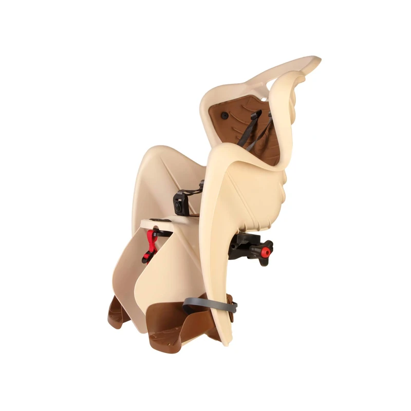 Mr Fox - Rear seat for Bicycle - for children up to 22 kg, from 3 to 8 years old - can be fixed to luggage holder - Beige