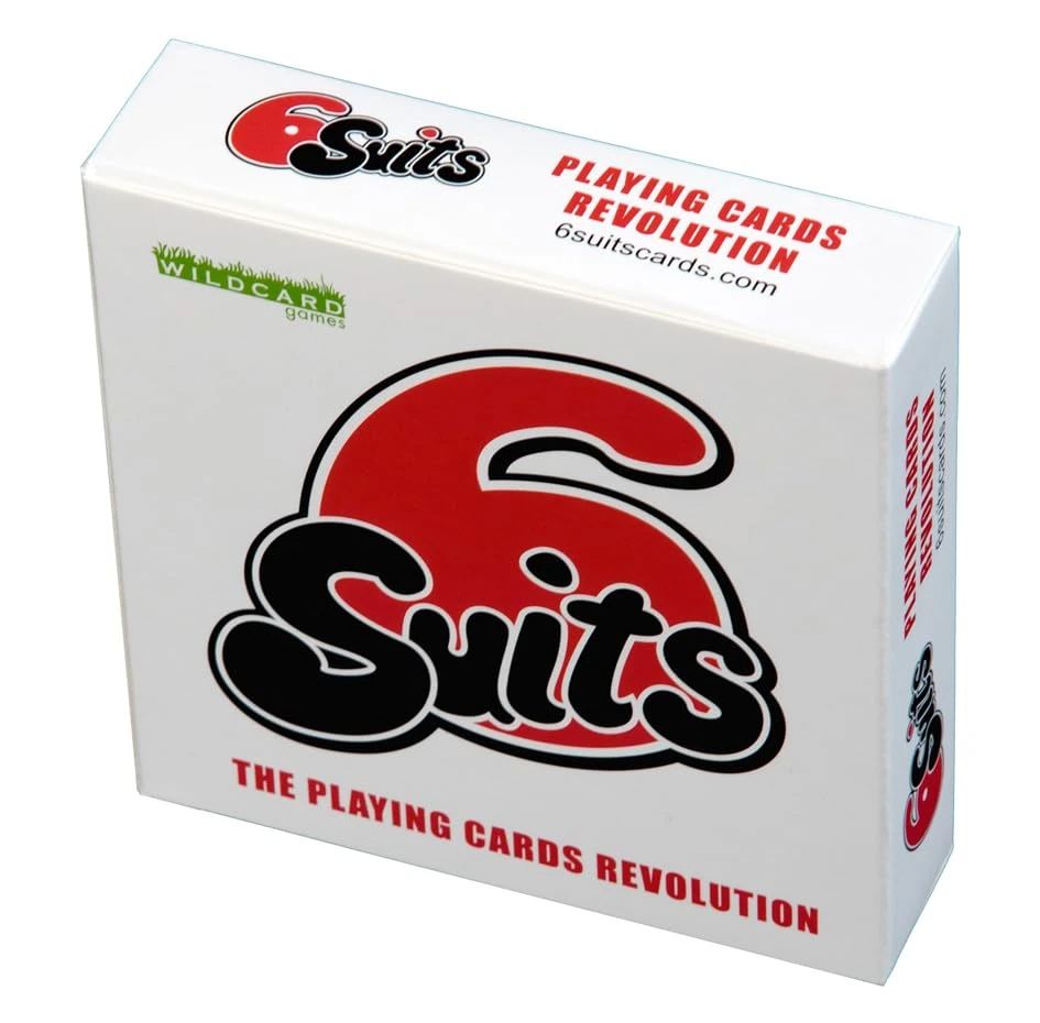 6 SUITS the Playing Cards Revolution – 6 Suits of 9 Cards - Play Poker, Rummy, Bridge, Snap and other Card Games and New Ones in Fun New Way – Novelty Card Deck Gift for Kids and Adults