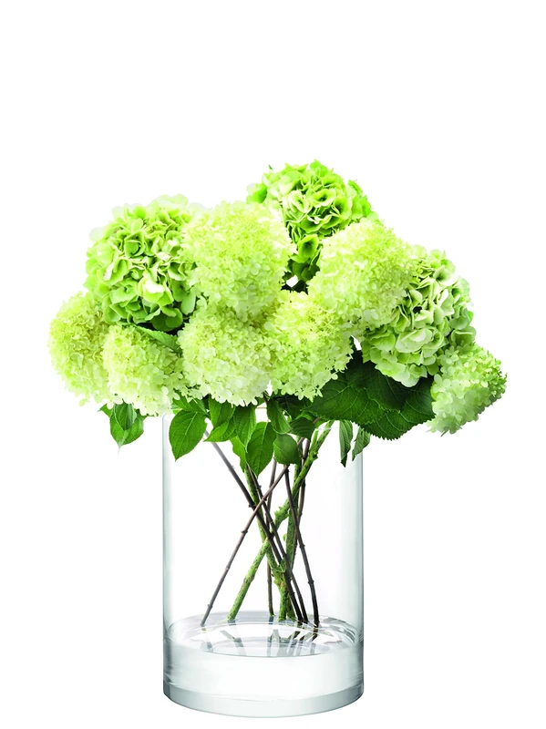 LSA International Column Vase/Candleholder H40 x Ø30cm Clear | 1 unit | Handmade Glass | CO29