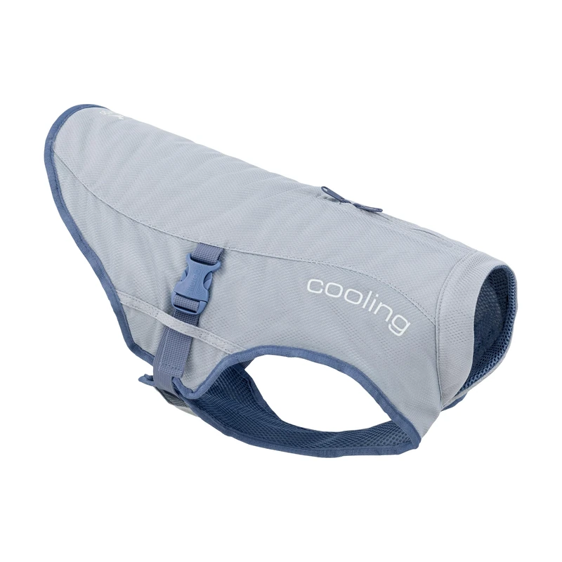 Kurgo Dog Core Cooling Vest, Evaporative Cooling Jacket for Dogs, Lightweight, Reflective, Large-Icy Blue/Storm Blue
