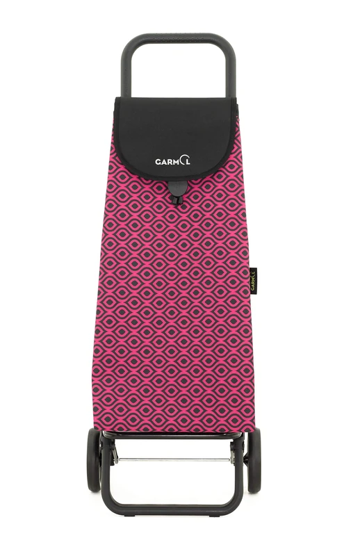 Garmol 218 G2 Eye C659 Shopping Trolley 2 wheels, Fabric, Fuchsia, 39 x 30 x 102 cm