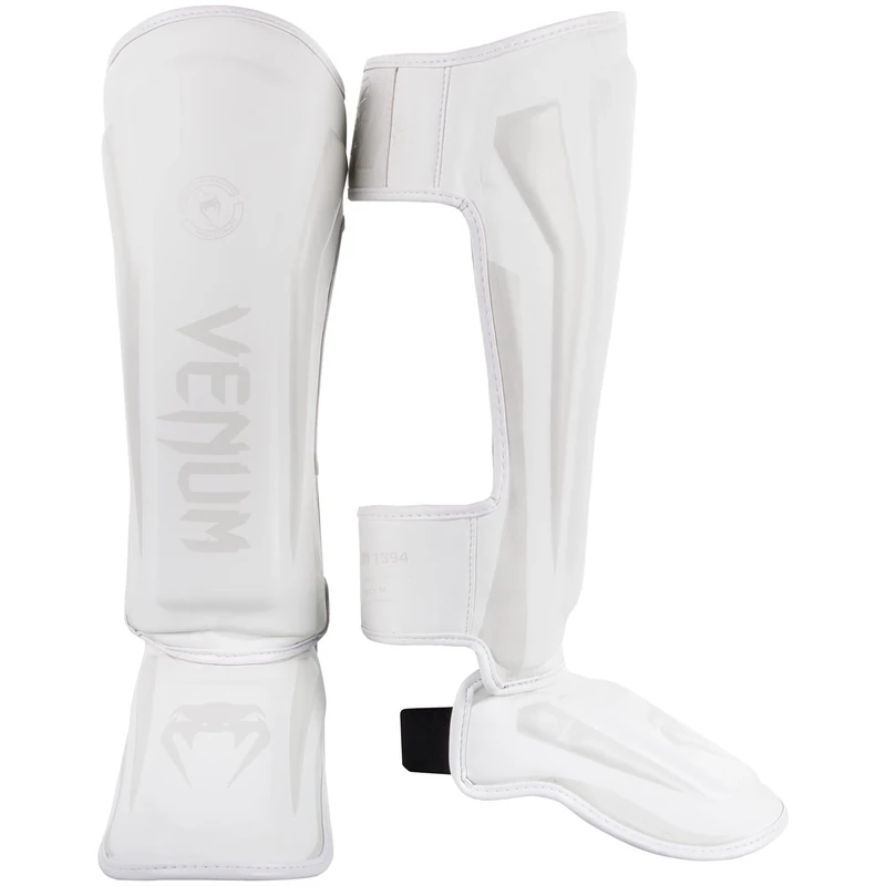 Venum, Elite Standup Shin Guards, Men's, L, White/White