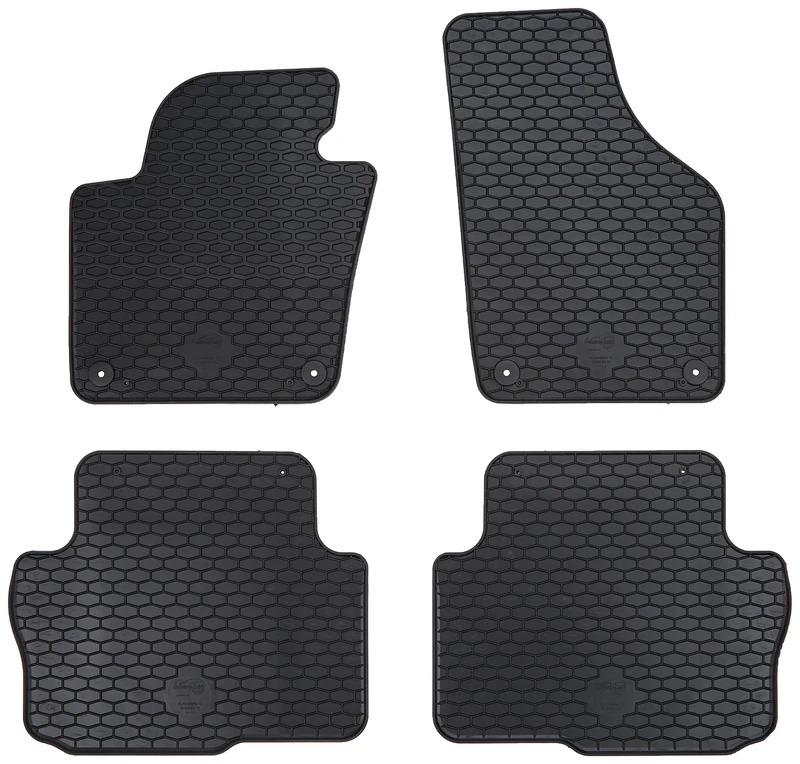 Volkswagen 7N1061550041 Rubber Floor Mats Set Plus Front/Centre