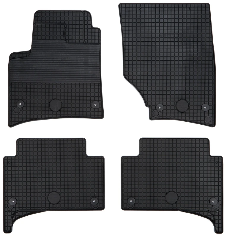 Volkswagen 7L6061550041 Rubber Floor Mats Set Plus Front/Rear