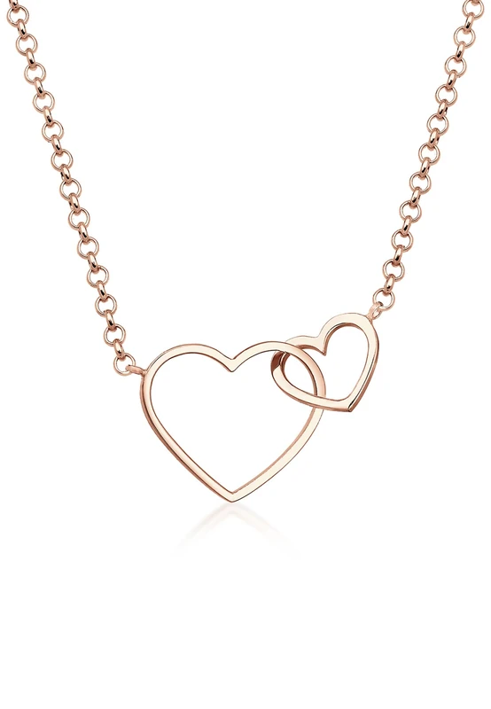 Elli Women's Gold Plated Xilion Cut Necklace of Length 45 cm - Image 1