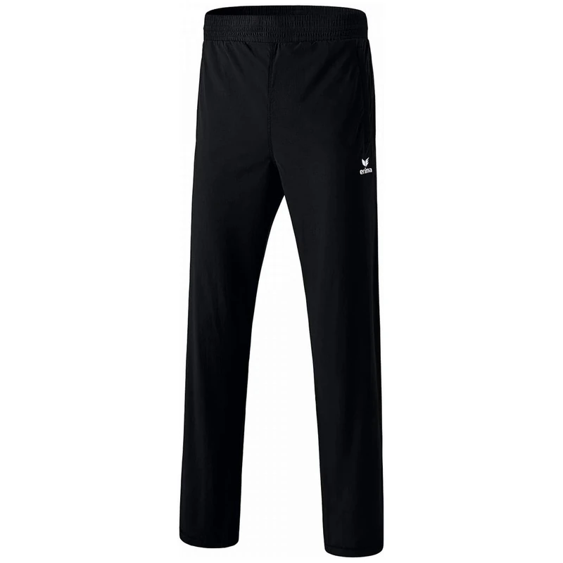 Erima Unisex Kids' Trousers with Full Zip (8100702), Black, 164