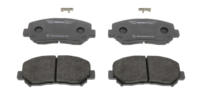 FERODO Brake Pads | FDB4357 | Front | for MAZDA 626 V Station Wagon 1998-2003 | OE-Matching Quality | Eco-Friction Fuse+ Technology
