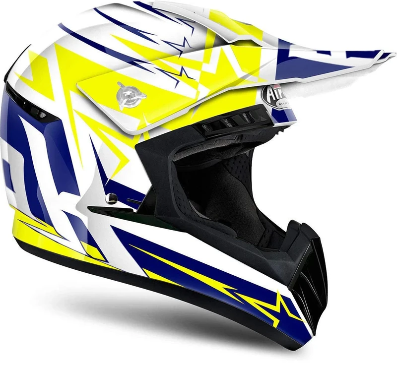 Airoh Moto Switch Startruck Cross Helmet Enduro L YELLOW GLOSS