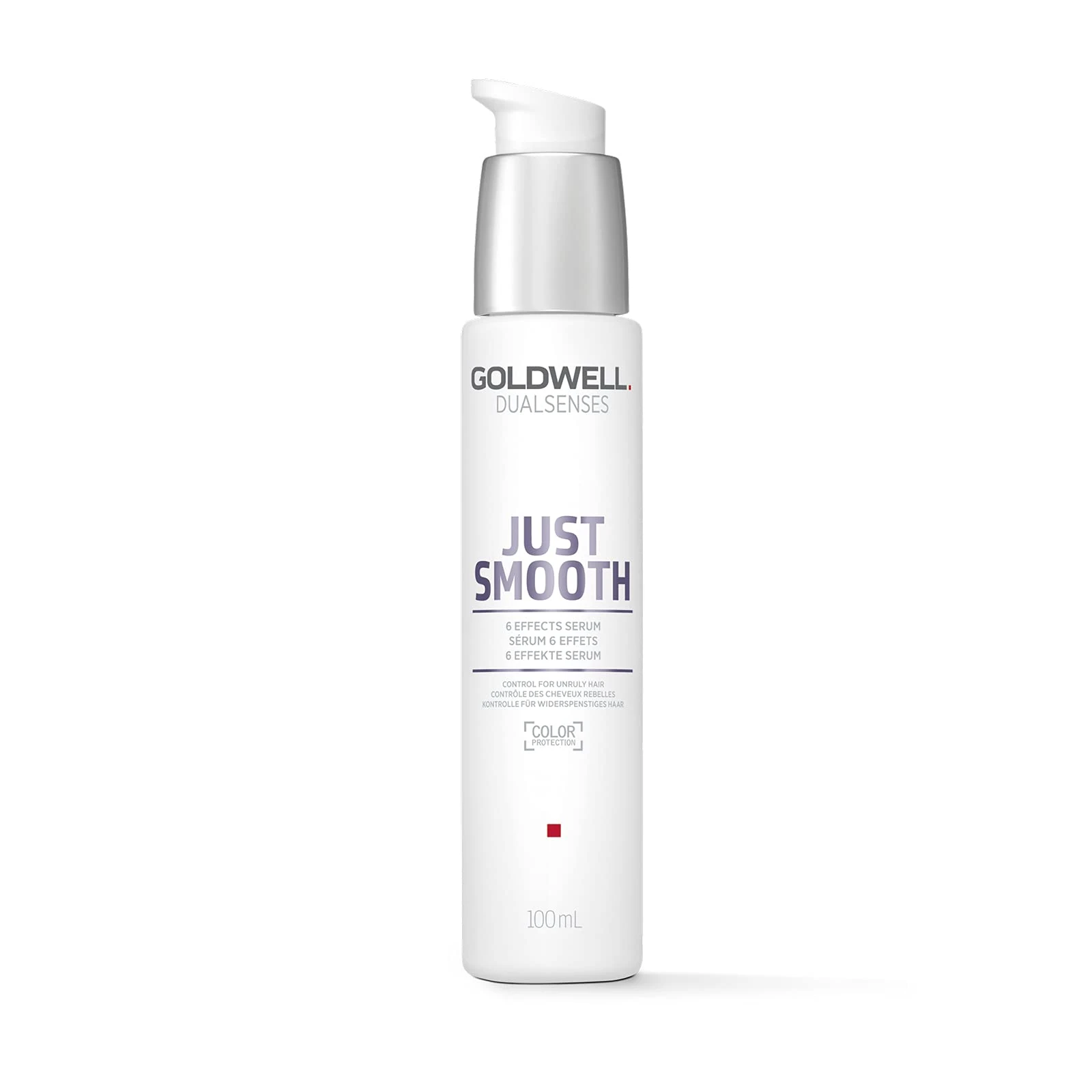 Goldwell Dualsenses Just Smooth 6 Effects Serum for Unruly Frizzy Hair, Frizz Control, 100ml