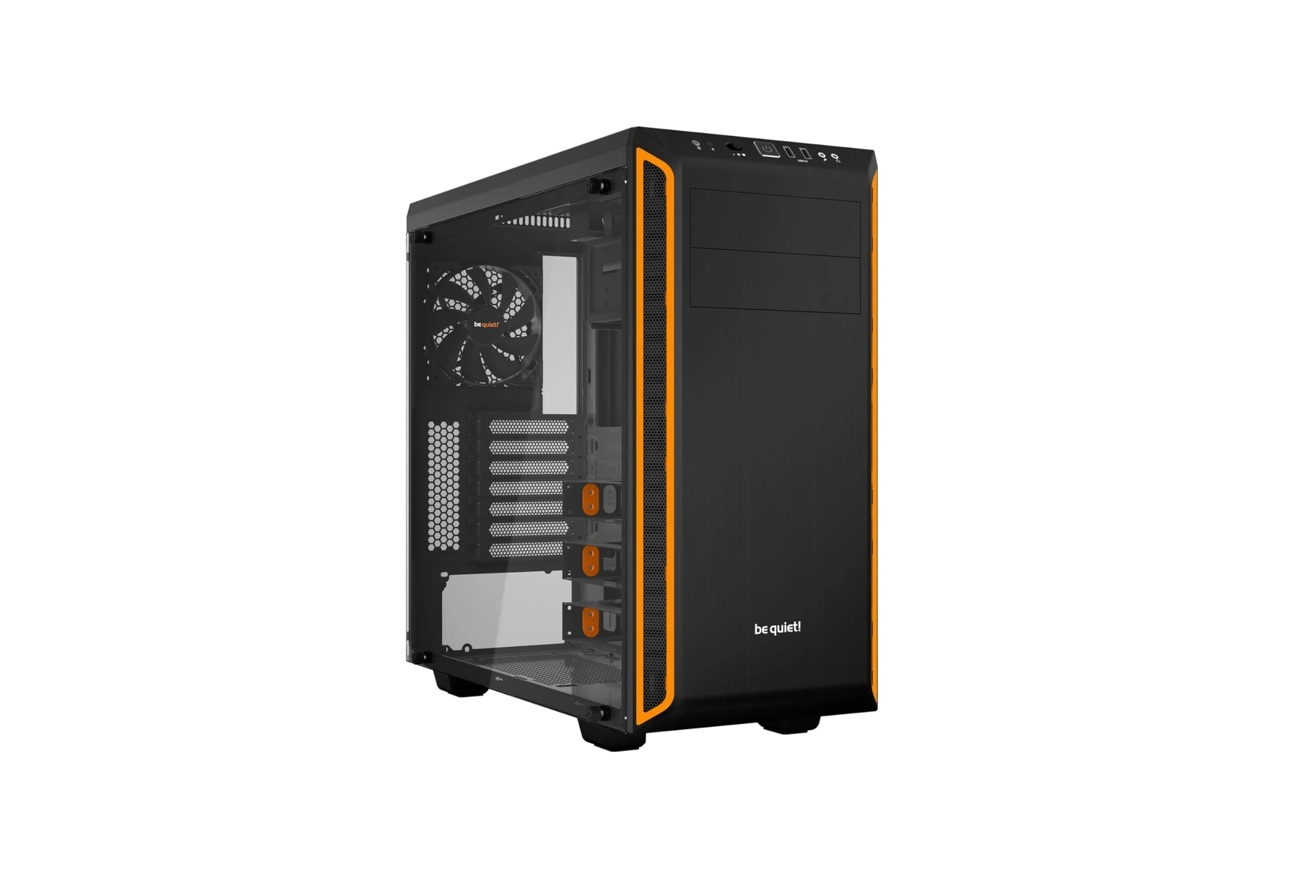 be quiet!. bgw20 PC Case Black/Orange