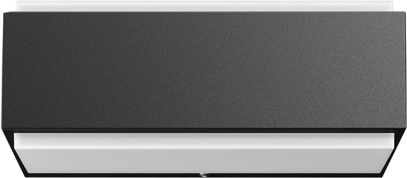 Philips Stratosphere LED Outdoor Wall Light, 9W, 1,000 lm, 4,000 K Cool White Light, IP44 Weather-resistant, Vertical Light, Built-in LED, Durable, Aluminium, Anthracite Grey