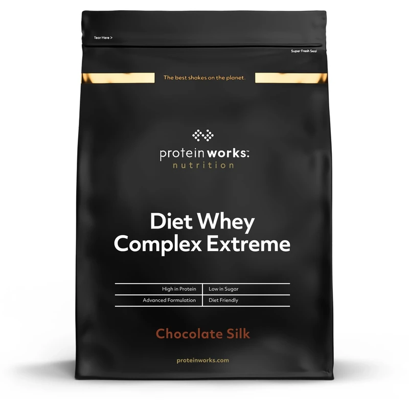 Protein Works Diet Whey Complex Extreme Protein Powder| Low Fat & Low Calorie Diet Shake | Vitamin & Mineral Rich | No Added Sugar | Chocolate Silk | 2 Kg