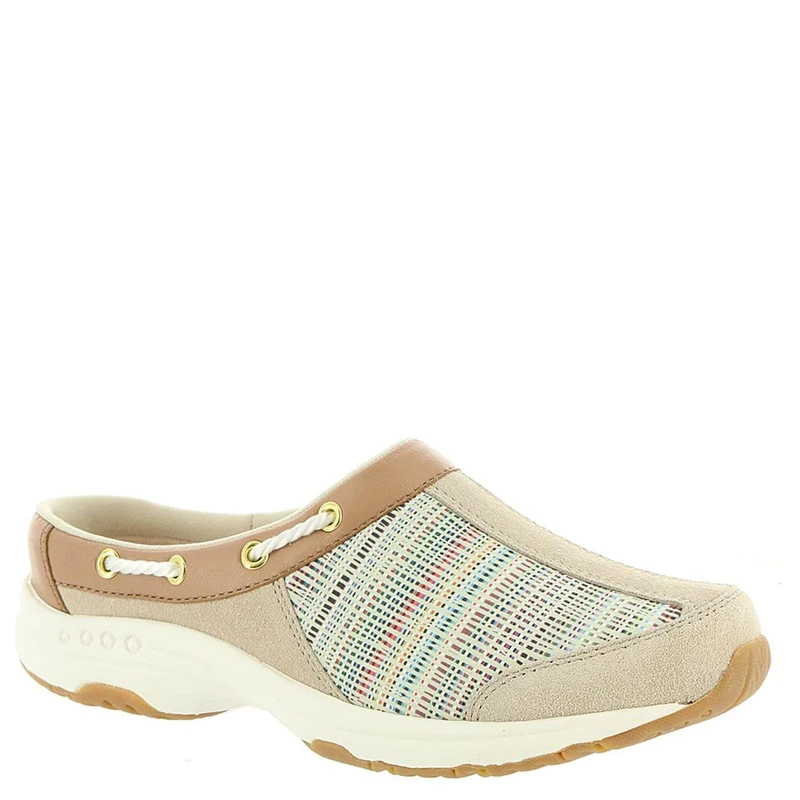 Easy Spirit Women's Travelport Mule, Natural Stripe, 8.5 UK