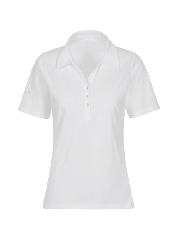Trigema Women's 537611 Polo Shirt, White, M