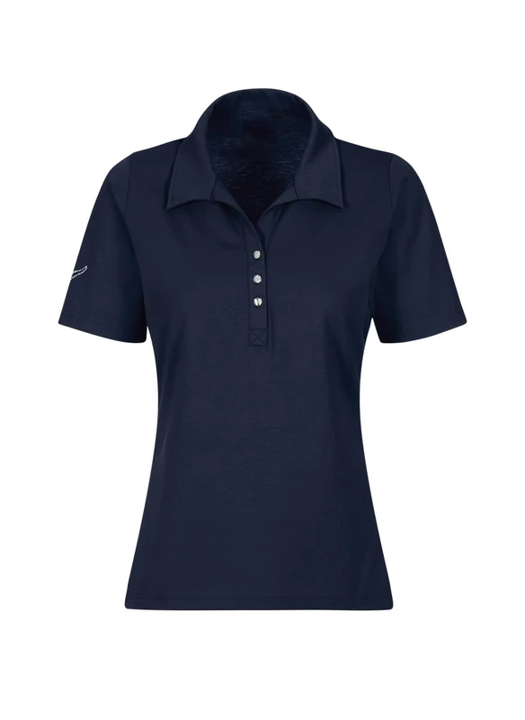 Trigema Women's 537611 Polo Shirt, Navy, XL
