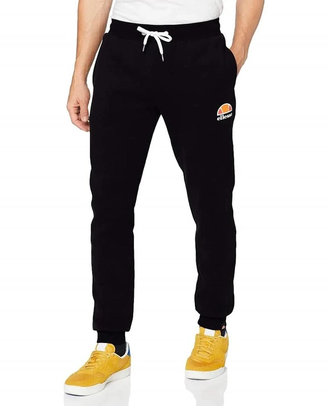 ellesse Men's Ovest Jog Pant, Black, L UK