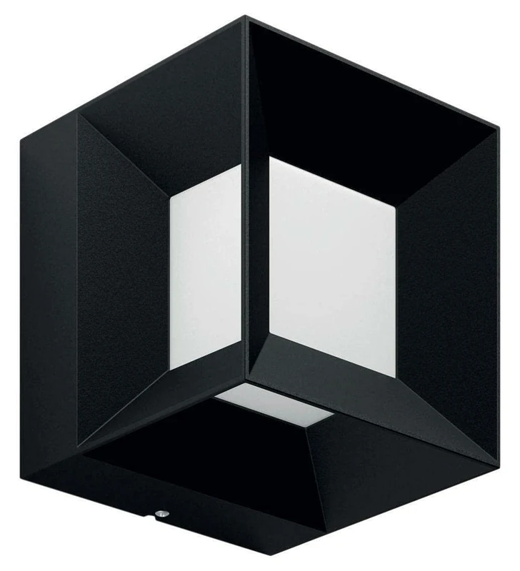 Philips myGarden Parterre Wall Lantern Bulb [Black] Integrated 8 W LED. For Garden and Patio Lighting - Image 1