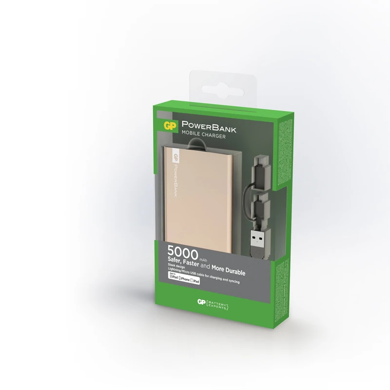 GP Battery VD405118 5000 mAh Portable Charger