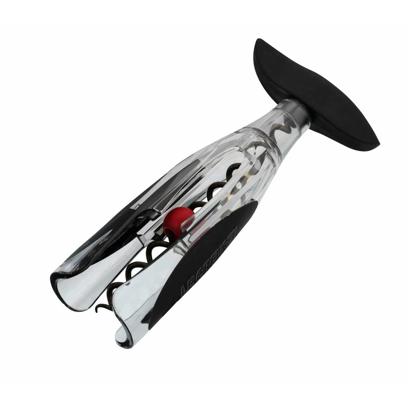 Le Creuset Wine Accessories Table Model Corkscrew, Clear Plastic, 59065012607261