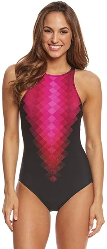 Profile Sport By Gottex Techno High Neck One Piece S772-L041-019