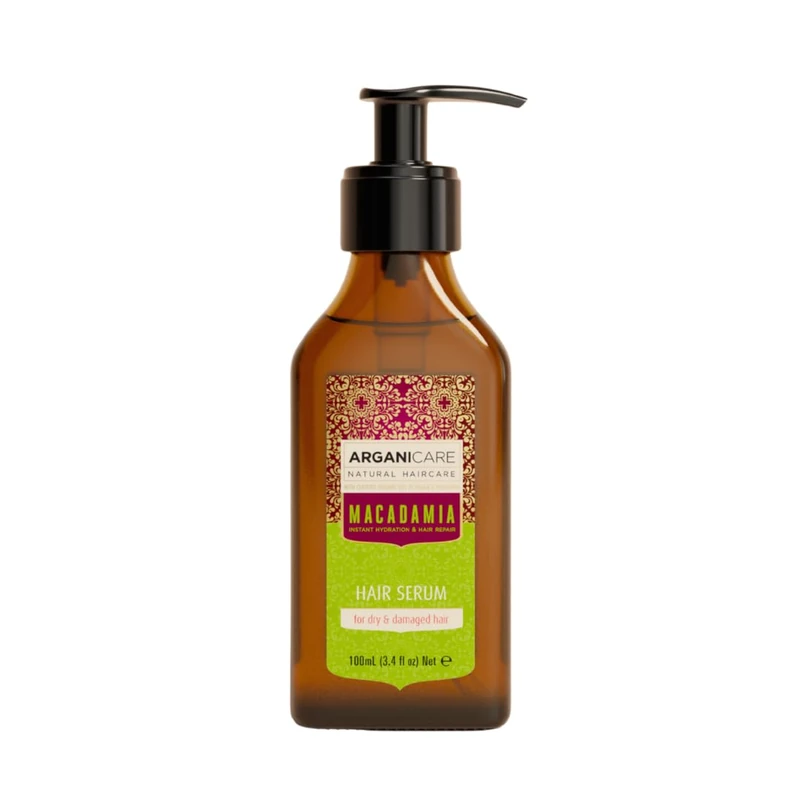 Arganicare | Macadamia range | REPAIR SERUM | With organic Macadamia oil | Accelerates growth | Strengthens & Provides Resistance Against Falling | Dry, Damaged Hair | 100mL - Image 1