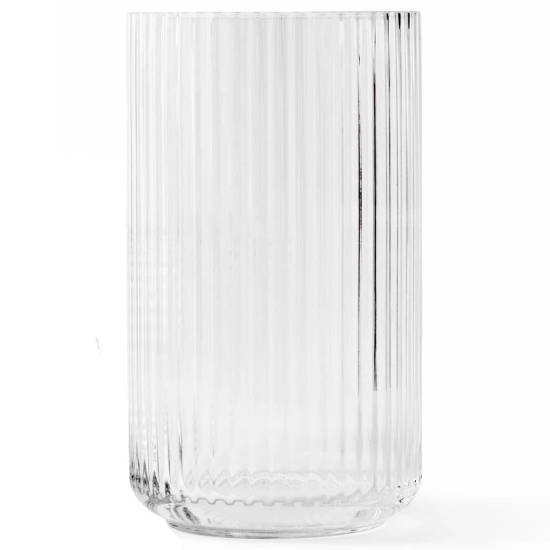 Lyngby Porcelæn Lyngby Vase Height 38 cm Made of Blown Glass Timeless, Clear