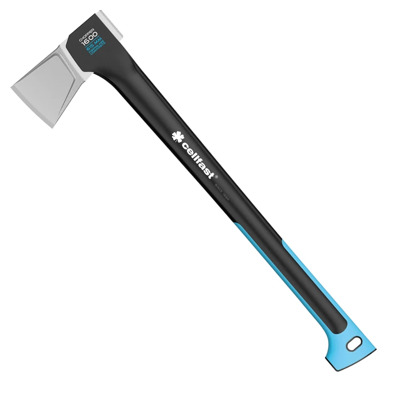 Cellfast Splitting Axe C1600 ENERGO™, 1.6 kg, Inductively Hardened Steel, Non-slip Surface SAFETOUCH™, Length 615 mm, 41-005