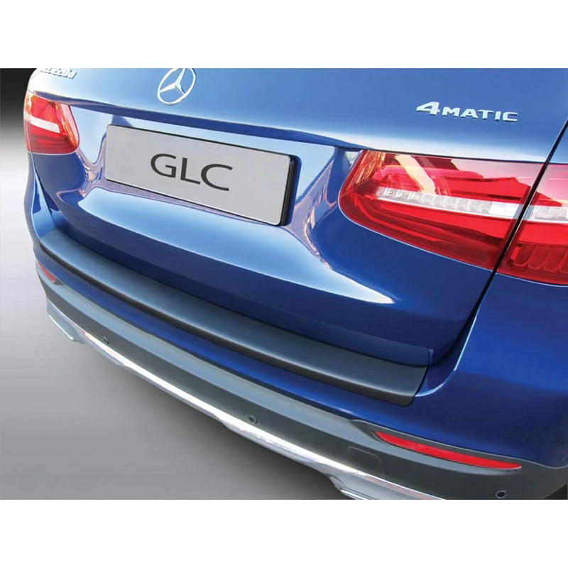 RGM ABS Rear bumper protector compatible with Mercedes GLC 4x4 SE/Sport/AMG 2016-2019 Black