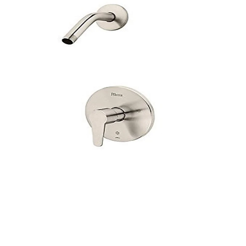 Pfister Pfirst Modern R89-060K 1-Handle Shower, Trim Only Less Showerhead, in Brushed Nickel