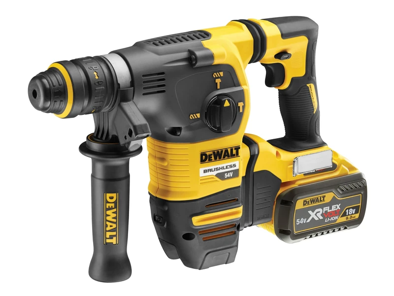 DEWALT 54V XR FLEXVOLT SDS-Plus 2X 9.0AH + QCC