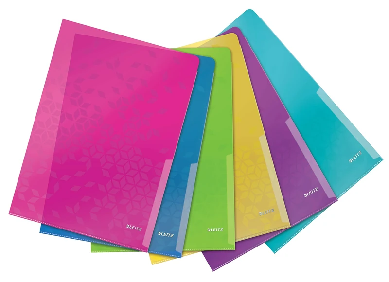 Leitz 40500099 Wow Set of 108 Document Holders Assorted Colours