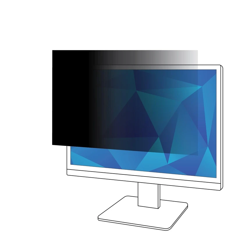 3M Privacy Filter for 31.5" Widescreen Monitor - display Privacy Filter - 31.5" Wide - Black - Image 1