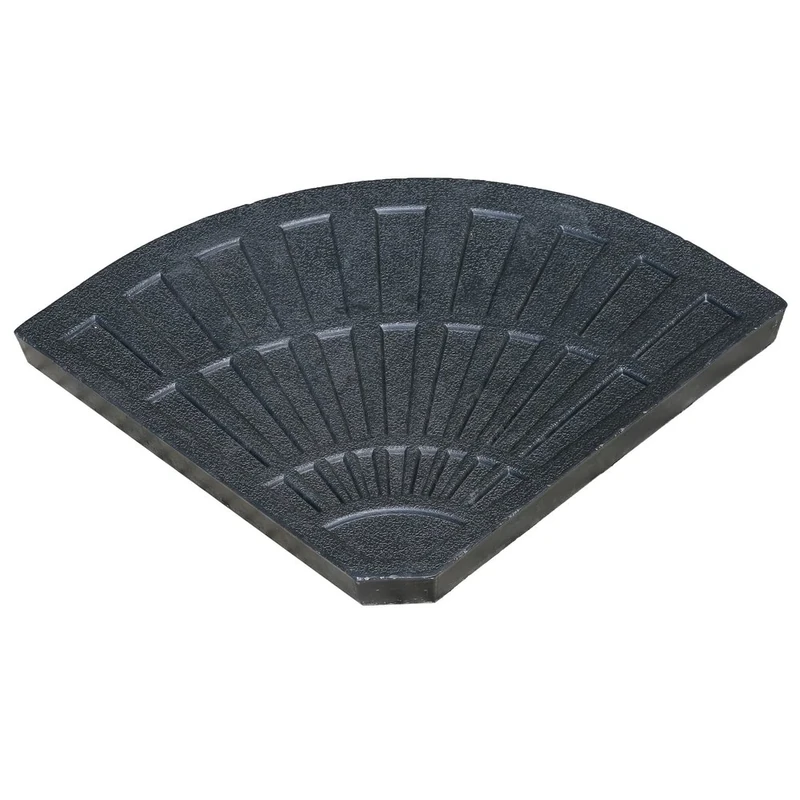 Ldk Garden 82843 Parasol Base for Garden, 67 x 64 x 4.5 cm, Grey