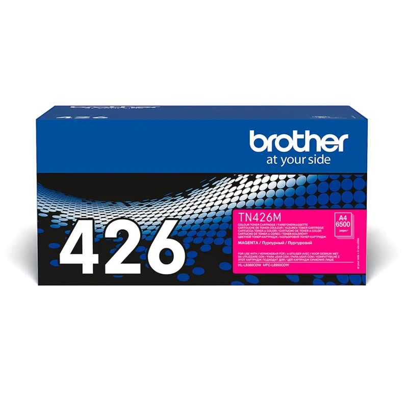 Brother TN-426M Toner Cartridge, Magenta, Single Pack, Super High Yield, Includes 1 x Toner Cartridge, Brother Genuine Supplies