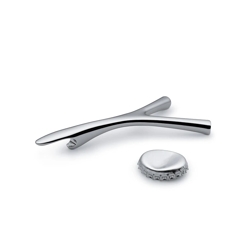 Alessi FGO06 Bottle Opener - 18/10 Stainless Steel Mirror Polished