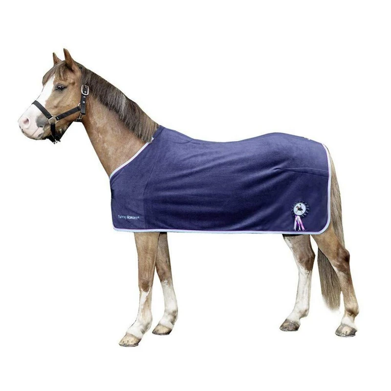 HKM Funny Horses 92036900.0008 Cooler Blanket Dark Blue
