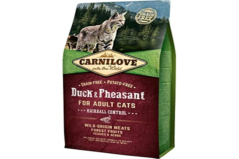 Carnilove Duck and Pheasant Adult Cat Food Hairball Control 6kg