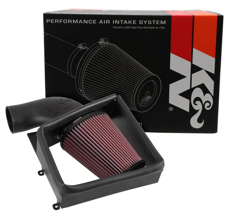 K&N Cold Air Intake System: High-Flow Air Filter, Increase Performance & Acceleration: Compatible with 2011-2016 BMW: 535i, 63-1132