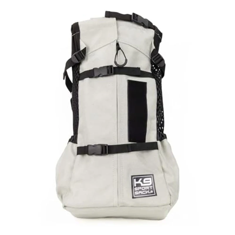 K9 Sport Sack | Dog Carrier Backpack for Small and Medium Pets | Front Facing Adjustable Dog Backpack Carrier | Fully Ventilated | Veterinarian Approved (Medium, Air - Charcoal Grey) - Image 1