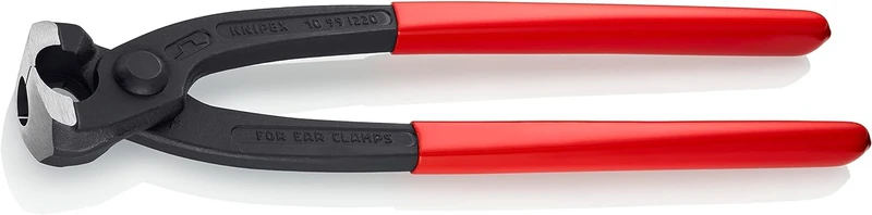 KNIPEX Ear Clamp Pliers Self-Service Card with Plastic Coating 220 mm, 10 99 I220 SB