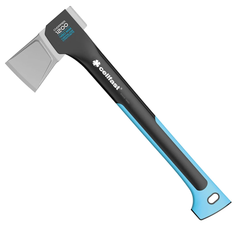 Cellfast Splitting Axe C1200 ENERGO™, 1.2 kg, Inductively Hardened Steel, Non-slip Surface SAFETOUCH™, Length 450 mm, 41-004 - Image 1