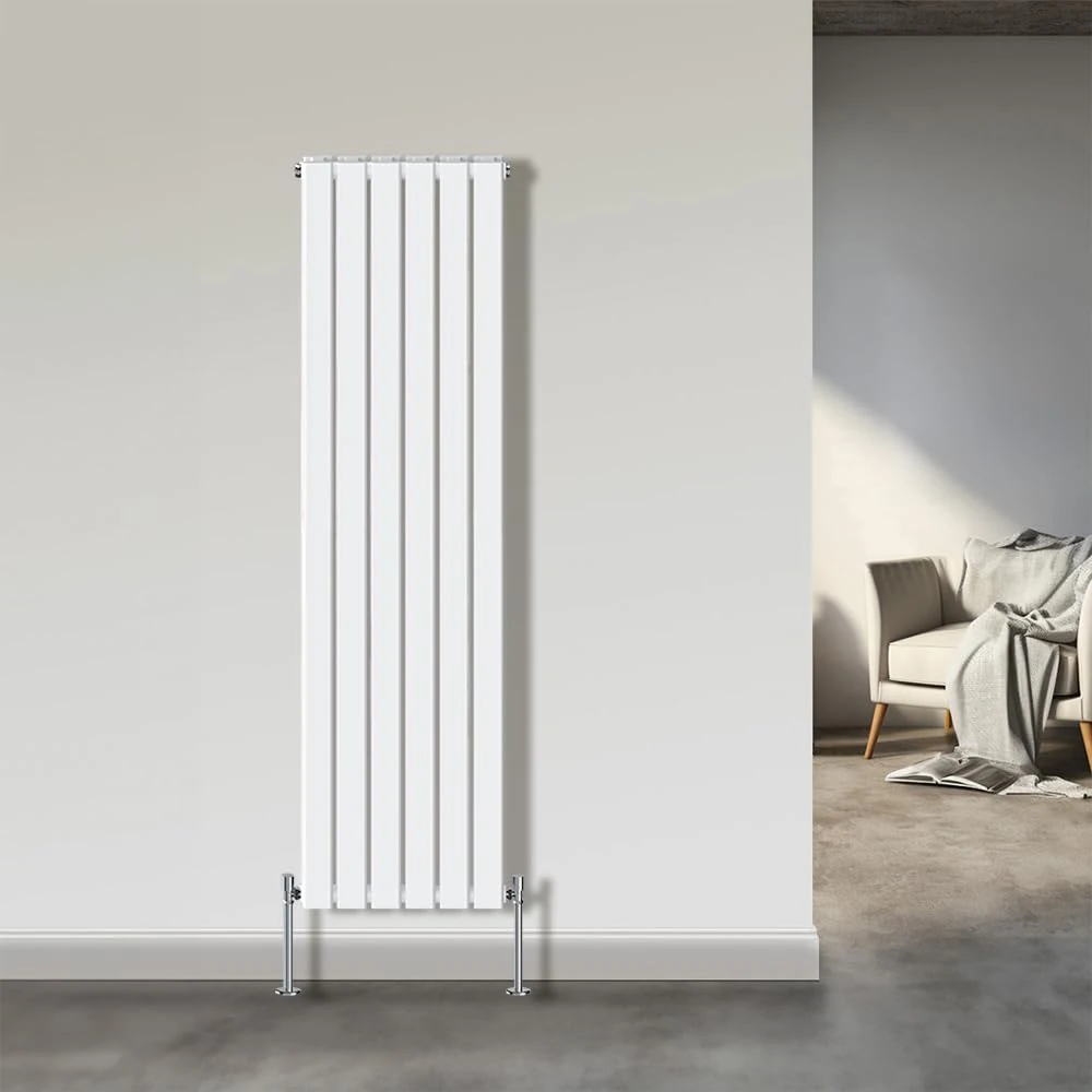 NRG Vertical 1800x408mm Double Flat Panel Designer Radiator Perfect for Kitchen, Bathroom, Living Room