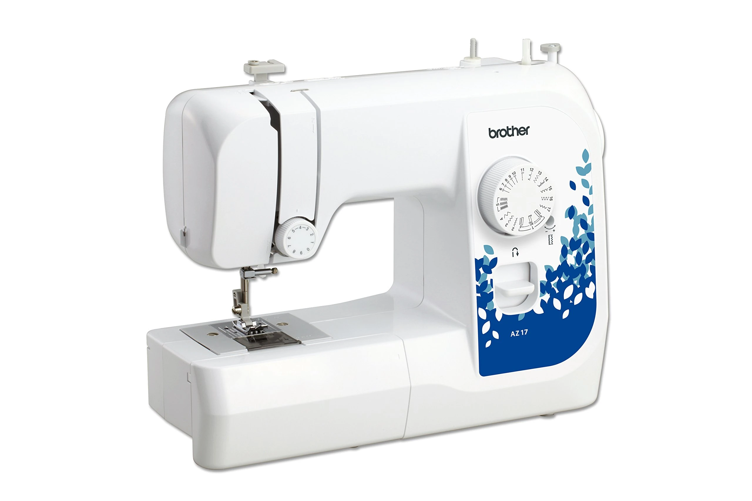 Brother AZ Series Sewing Machine, Plastic, metal, white, blue, 17 Stiche