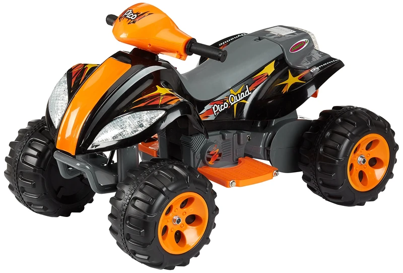 JAMARA 460247 – Ride-on Quad Pico 6V – Children's Electric Car, Powerful Drive Motor and Battery for Long Driving Time, Ultra Grip Rubber Ring on the Drive Wheel, Accelerator Pedal, Carry Handlebar