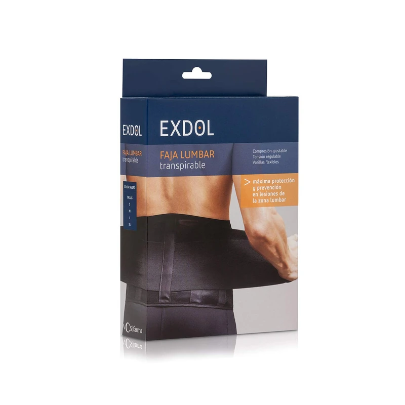 Exsol Medical Belt, Black – 1 Unit