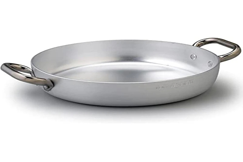 Pentole Agnelli Aluminium Professional 3 Mm. Thick Induction Omelette Pan With 2 Handles, Diameter 32 Cm.