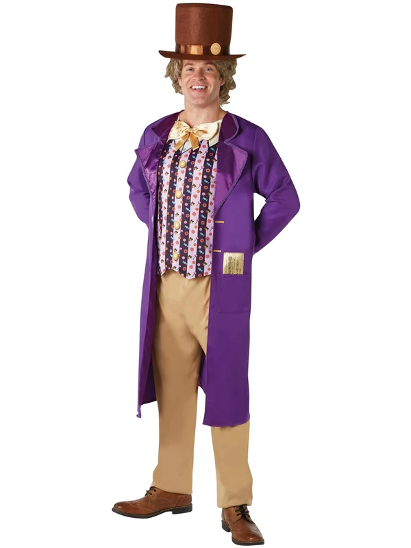 Rubies Official Willy Wonka and The Chocolate Factory Adult Costume (X-Large) Halloween, World Book Day