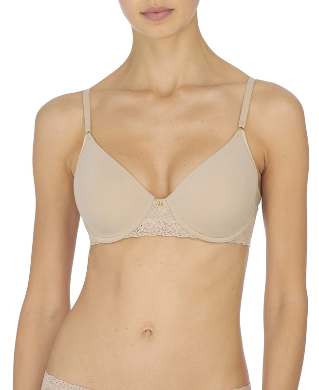 Natori Bliss Perfection Contour Underwire T-Shirt Bra - Cafe 34C