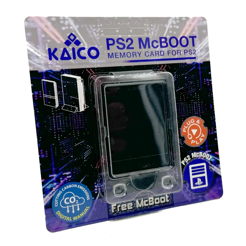Kaico Free McBoot 8MB PS2 Memory Card – FMCB 1.966 for PS2 Console – Free McBoot PS2 Plug & Play – Memory Card PS2 Softmod Solution